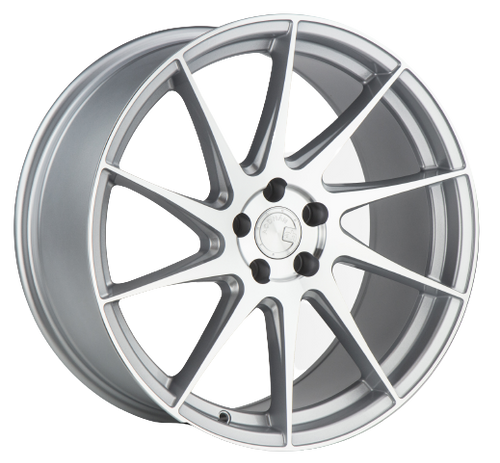 Aodhan AH09 5x100 18x8.5 +35 Gloss Silver Machined Face