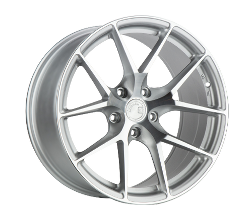 Aodhan AFF7 5x114.3 20x10.5+35 Gloss Silver Machined Face