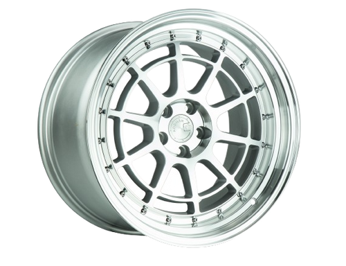 Aodhan AH04 4x100 / 4x114.3 15x8+20 Silver w/Machined Face