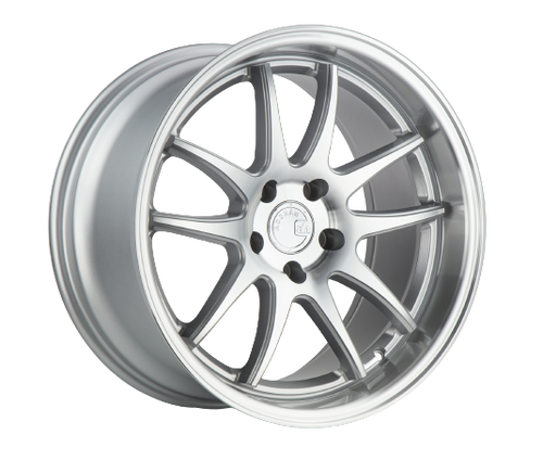 Aodhan DS02 5x114.3 18x9.5+15 Silver w/Machined Face