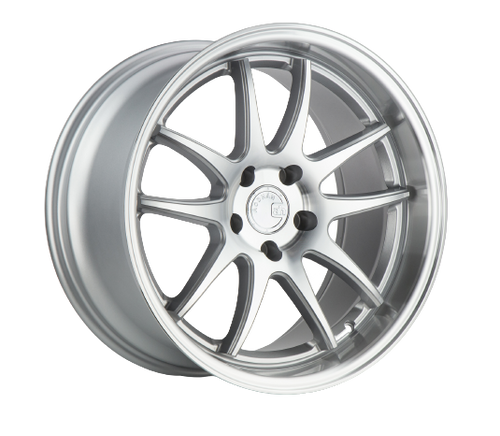 Aodhan DS02 5x114.3 19x11+15 Silver W/Machined Face