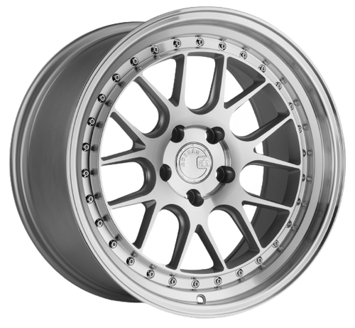 Aodhan DS06 5x100 18x8.5+35 Silver w/Machined Face