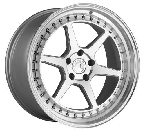 Aodhan DS09 5x114.3 18x9.5+22 Silver w/Machined Face