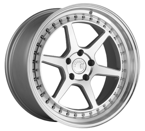 Aodhan DS09 5x114.3 18x10.5+22 Silver w/Machined Face