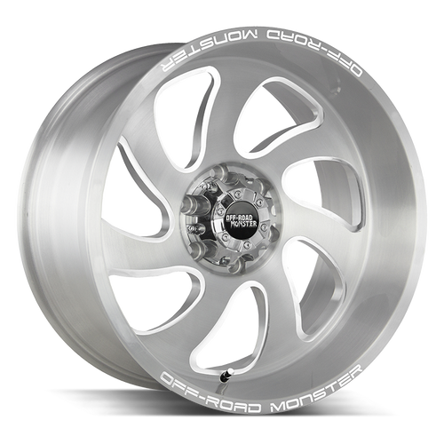 Off Road Monster M07 5x139.7 20x10-19 Brushed Face Silver