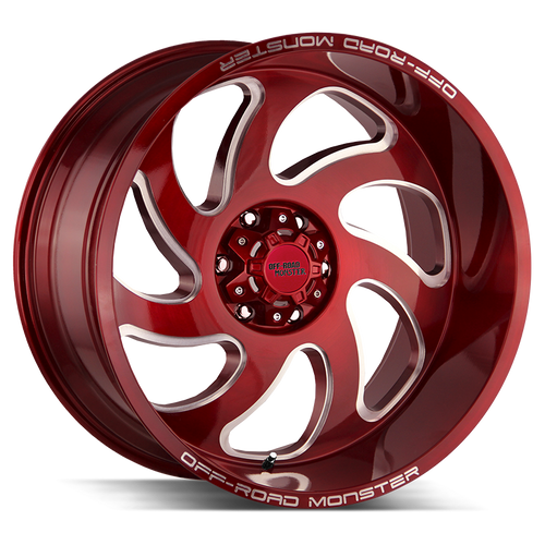 Off Road Monster M07 5x127 22x12-44 Candy Red