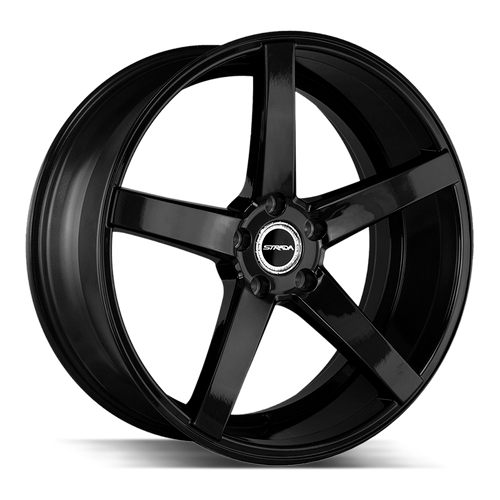 Strada Perfetto 5x108 17x7.5 +40 Gloss Black