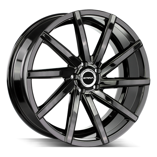 Strada Sega 5x108 20x8.5 +35 Gloss Black