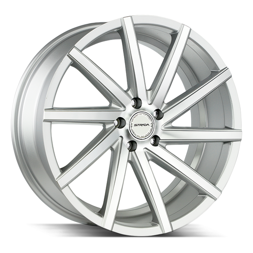 Strada Sega 6x139.7 24x9 +24 Silver Machined