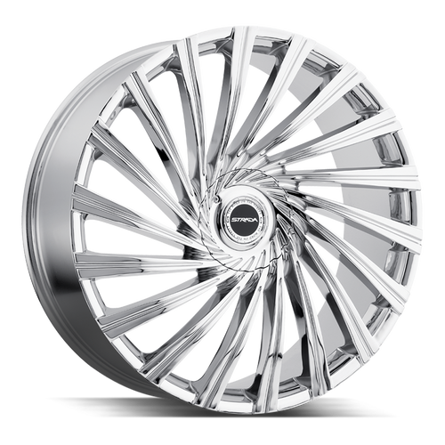 Strada Tornado Blank 24x10 +15 Chrome