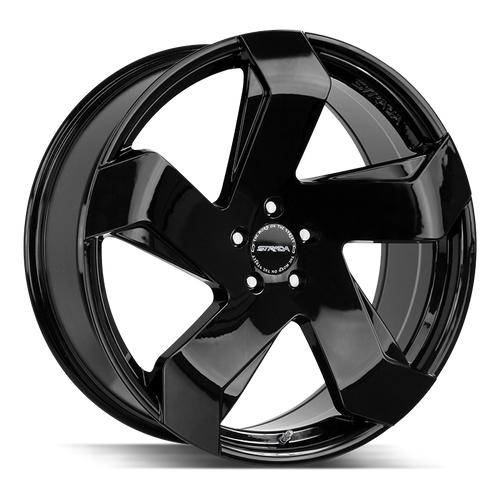 Strada Coltello 5x115 22x9 +15 Gloss Black