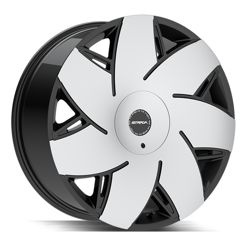 STRADA Turbina 5x108/5x112 22x9 +35 Gloss Black Machined