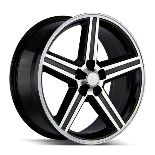 Strada OE Replica Iroc 5x120 22x9 +10 Gloss Black Machined