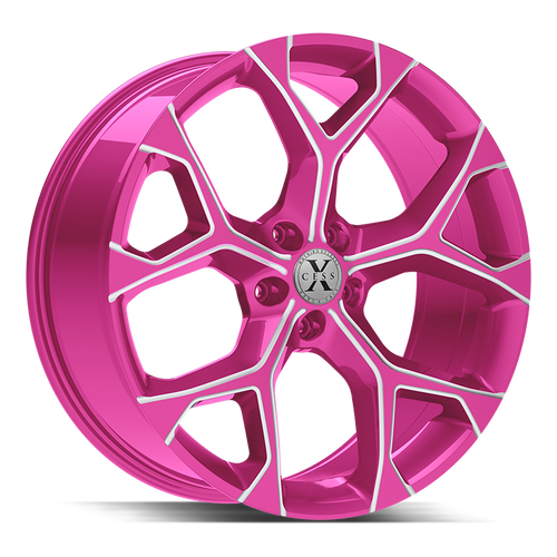 Xcess 5 Flake 5x114.3 18x8.5 +35 Candy Pink Milled