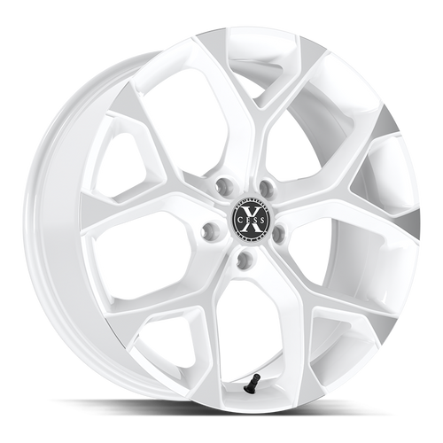 Xcess 5 Flake 5x100 20x8.5 +35 White Machined