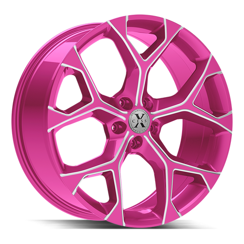 Xcess 5 Flake 5x114.3 20x8.5 +35 Candy Pink Milled