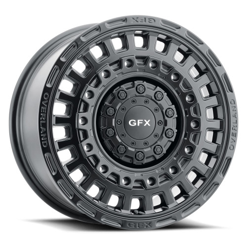 G-FX MV3 6x130 17x8+60 Matte Black