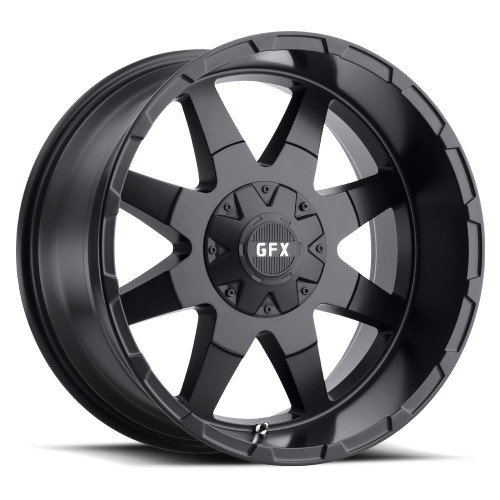 G-FX TR-12 5x127/5x139.7 17x9+0 Matte Black