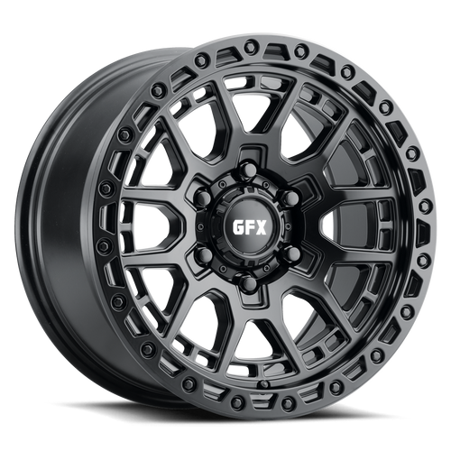 G-FX TR-25 6x139.7 17x9+12 Matte Black