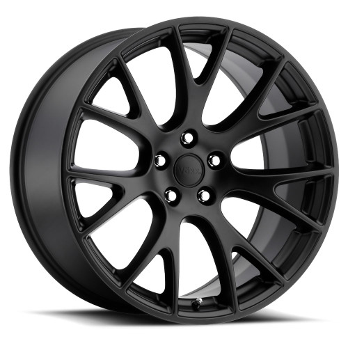 Voxx Replica Hellcat 5x115 20x9+20 Matte Black