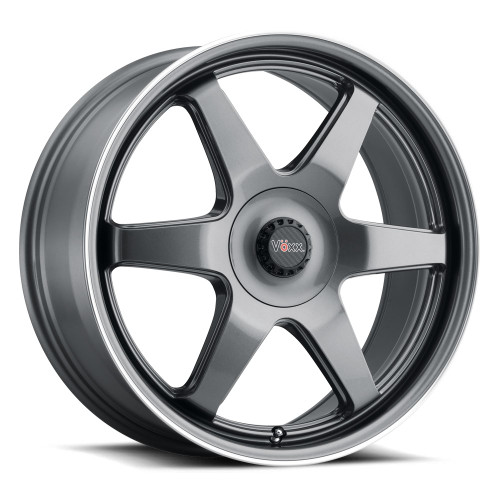 V�xx Riva 5x112/5x120 17x7.5+40 Gun Metal Mach Flange