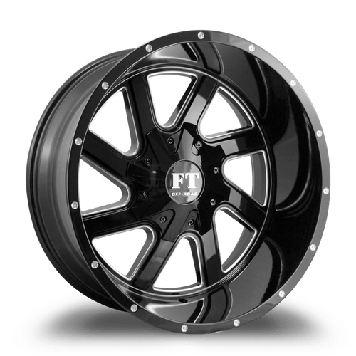 FULL THROTTLE FT1 6x135/6x139.7 17x9+0 BLACK / MILLED