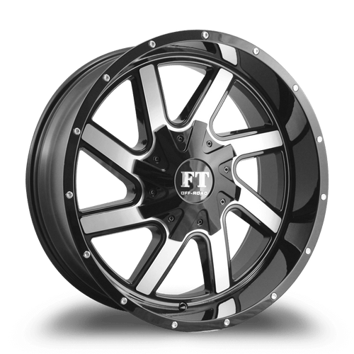 FULL THROTTLE FT1 5x127/5x135 20x10+0 BLACK / MACHINED