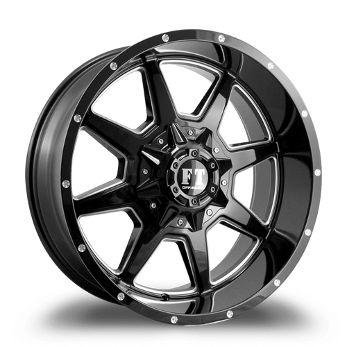 FULL THROTTLE FT2 5x139.7/5x150 20x10+0 BLACK / MILLED