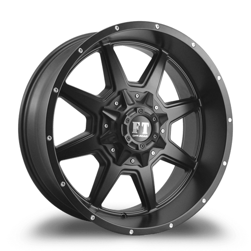 FULL THROTTLE FT2 5x139.7/5x150 20x10-24 SATIN BLACK