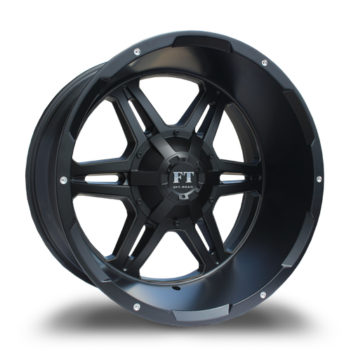 FULL THROTTLE FT3 5x127/5x135 20x12-44 SATIN BLACK