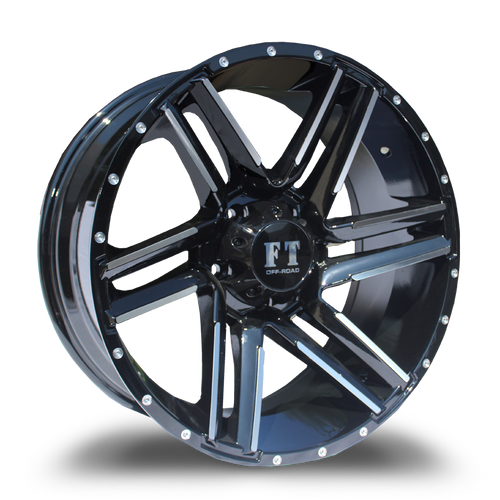 FULL THROTTLE FT7 6x135 18x9+0 BLACK / MACHINED