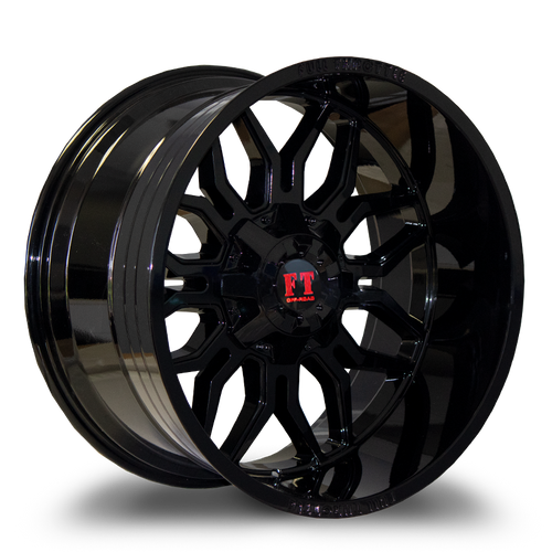 FULL THROTTLE FT9 6x135/6x139.7 20x10-24 GLOSS BLACK