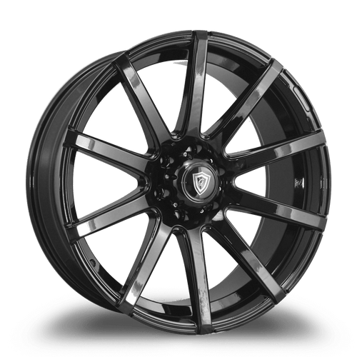 G - LINE ALLOYS G0036 6x139.7 22x9.5+15 BLACK / GLOSSY BLACK