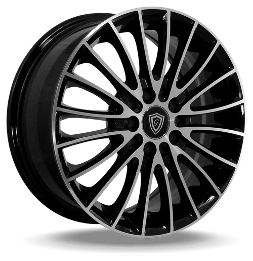 G - LINE ALLOYS G0078 5x100/5x114.3 15x6.5+40 BLACK / MACHINED