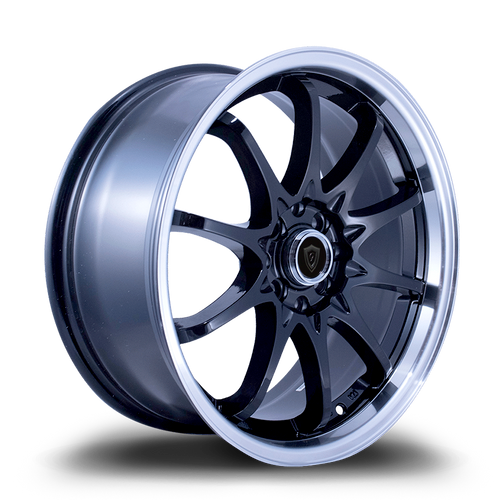 G - LINE ALLOYS G1018 5x100/5x114.3 17x7.5+35 BLACK / MACHINED