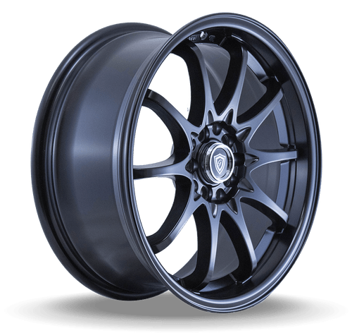 G - LINE ALLOYS G1018 5x100/5x114.3 17x9+25 BLACK  - MATTE BLACK