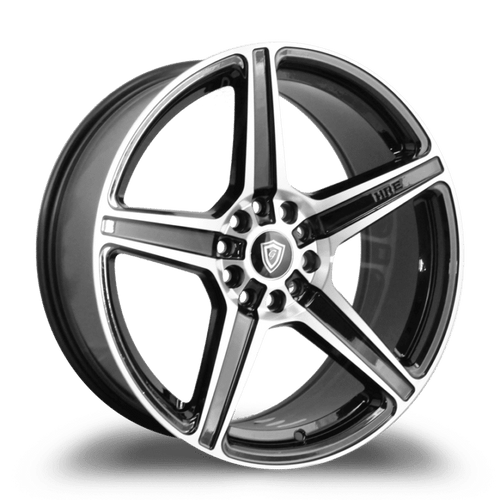 G - LINE ALLOYS G5067 5x114.3/5x120 18x8+35 BLACK / MACHINED