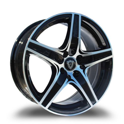 G - LINE ALLOYS G5084 5x110/5x114.3 16x7+35 BLACK / MACHINED