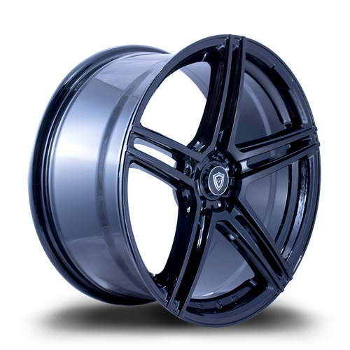 G - LINE ALLOYS G5086 5x114.3 20x9+20 BLACK - GLOSSY BLACK