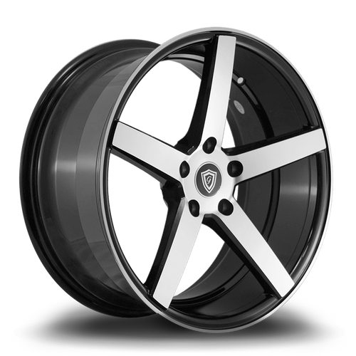 G - LINE ALLOYS G5109 5x112 18x8.5+35 BLACK / MACHINED