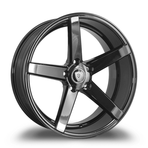 G - LINE ALLOYS G5109 5x112 18x9.5+38 BLACK - GLOSSY BLACK