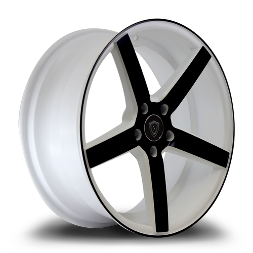 G - LINE ALLOYS G5178 5x112 20x10+38 BLACK FACE/ WHITE