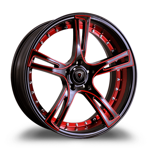 MARQUEE WHEELS M3247 5x112 20x10.5+38 BLACK / MILLED