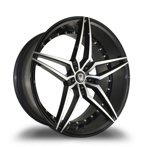 MARQUEE WHEELS M3259 5x112 22x10.5+40 BLACK / MACHINED