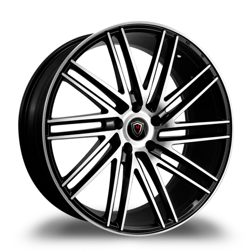 MARQUEE WHEELS M3307W 5x112 20x10.5+38 BLACK / MACHINED