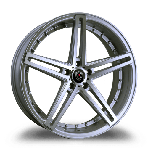 MARQUEE WHEELS M5334 5x120 22x9+35 SILVER / MACHINED