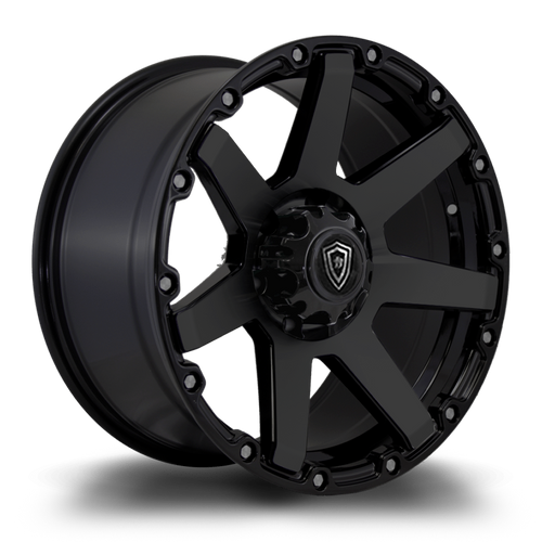 WHITE DIAMOND W2804 5x114.3 15x8-10 BLACK  - MATTE BLACK