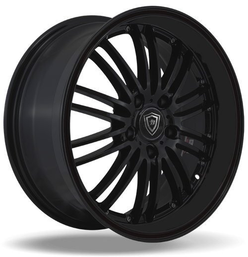 WHITE DIAMOND W820 4x100/4x114.3 15x6.5+35 BLACK  - MATTE BLACK