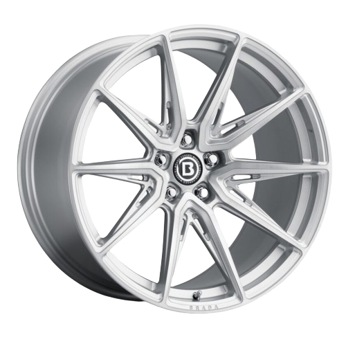 Brada Wheels CX2 5x114.3 19x9 +35 Brushed Hyper Silver