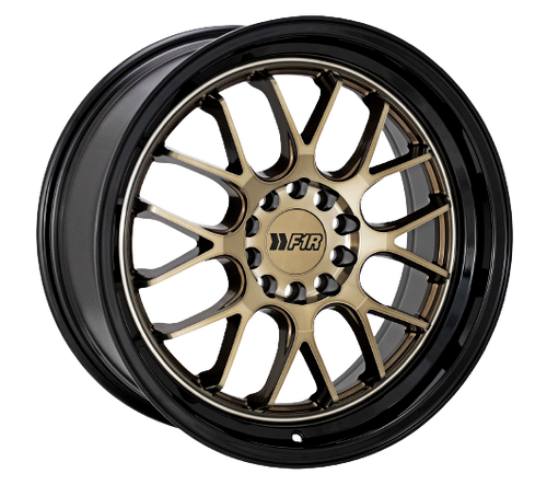 F1R F21 5x100/5x114.3 17x8.5 +35 Bronze/Black Lip v2